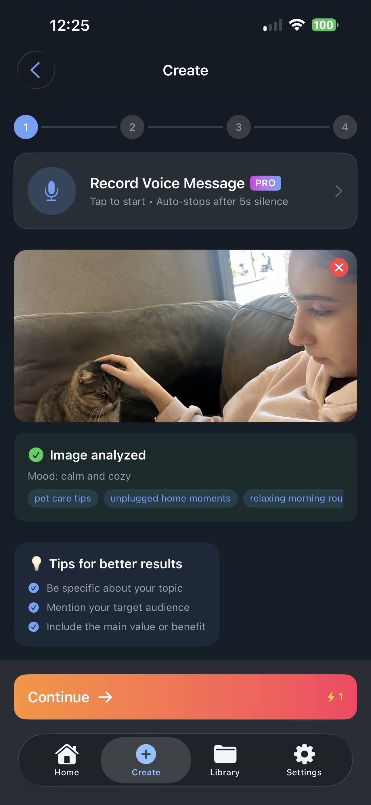 Sesli kayıt ve fotoğraf girişi